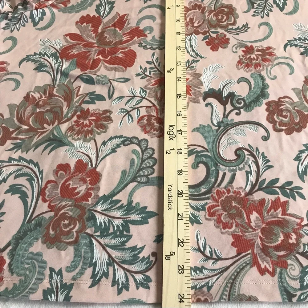 Serengeti Set Of 2 Skirt / Top Women’s Size L Multicolor Pullover 3/4 Sleeve - Picture 10 of 16